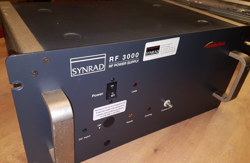 Fuente RF synrad RF3000